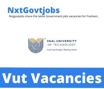 VUT NGap Lecturer Vacancies in Vanderbijlpark 2023