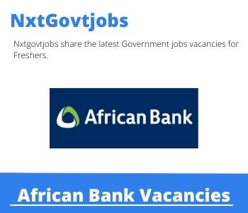African Bank Assistant Manager Data Science Vacancies in Midrand 2023