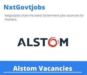 Alstom Supplier Delivery Performance Vacancies in Nigel 2023