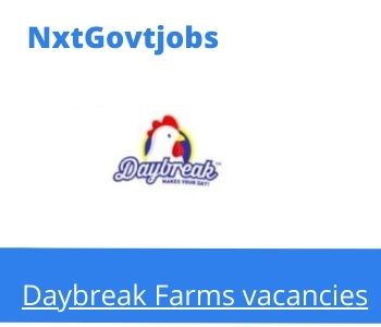 Daybreak Farms Corporate Services Vacancies in Johannesburg 2023