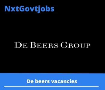 De Beers Venetia Mine Vacancies in Johannesburg 2023