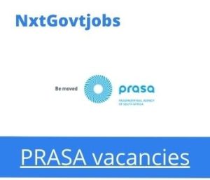 Prasa Ticket Officials Vacancies in Braamfontein 2023