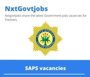 SAPS Admin Clerk Vacancies in Vaal Rand 2023