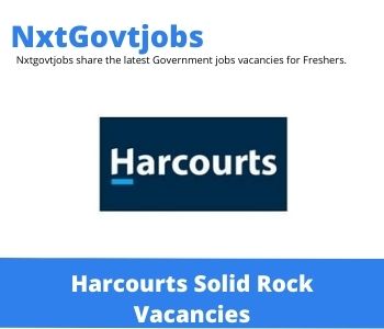 Apply Online for Harcourts Solid Rock Intern Real Estate Agent Jobs 2022 @solidrock.harcourts.co.za