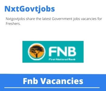 FNB Developer Vacancies in Johannesburg 2023