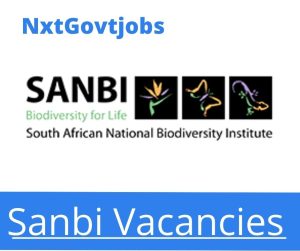 SANBI Conservator vacancies 2022 Apply now @sanbi.org