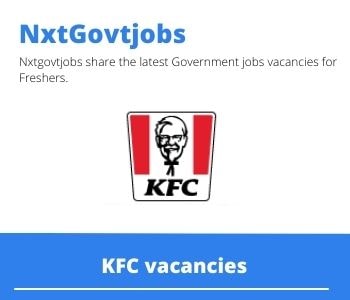 KFC Cashier Jobs in Johannesburg 2023