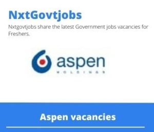 Aspen Pharmacist Assistant Vacancies In Sandton 2023