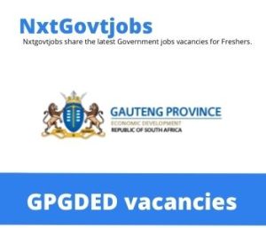 Department of Economic Development Deputy Director Vacancies in Johannesburg 2023