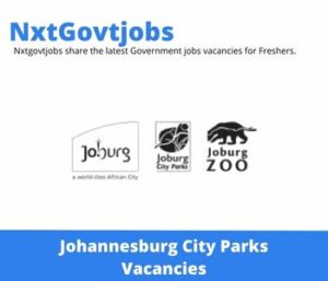 Johannesburg City Parks Conservation Park Rangers vacancies in Johannesburg 2022 Apply now