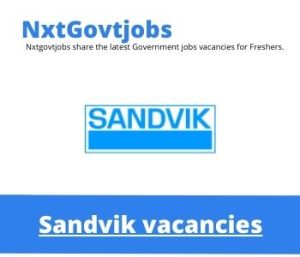 Sandvik Key Account Manager Vacancies in Kempton Park 2023
