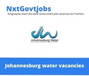 Johannesburg water Assistant Process Controller Vacancies in Johannesburg 2022