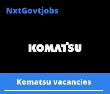 Komatsu Shipping Controller Vacancies in Germiston – Deadline 15 Nov 2023