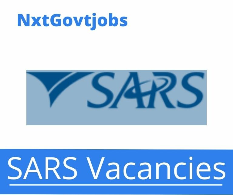 SARS Regional Operations Lead Vacancies in Pretoria 2023