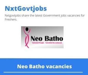 Neo Batho Snr Audit Manager Vacancies in Pretoria 2023