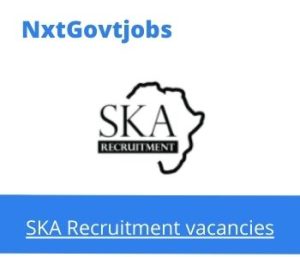 SKA Recruitment Transformation Consultant Vacancies in Johannesburg 2022