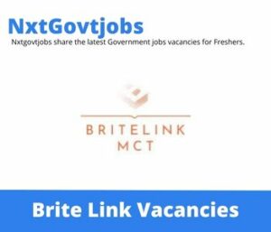 Brite Link Stockyard Supervisor Vacancies in Johannesburg 2023