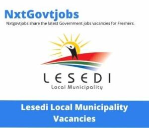 Lesedi Municipality Board Forensic Investigator Vacancies in Pretoria 2023