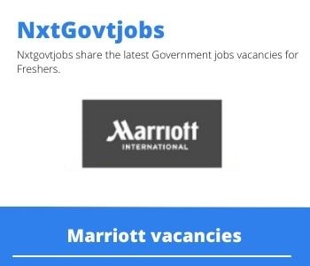 Marriott Human Resources Vacancies in Johannesburg 2023