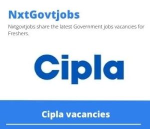 Cipla Senior Regulatory Affairs Pharmacist Vacancies in Johannesburg- Deadline 31 Aug 2023