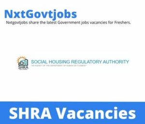 SHRA Company Secretary Vacancies in Johannesburg 2023