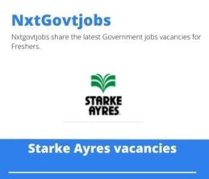 Starke Ayres Administrative Assistant Vacancies in Kempton Park 2023
