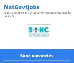 SANC Registry And Records Manager Vacancies in Pretoria 2023