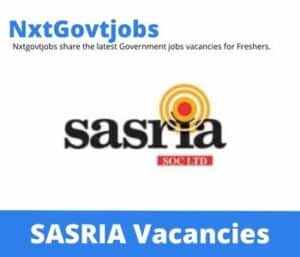SASRIA IT Governance Senior Manager Vacancies in Johannesburg – Deadline 03 Jul 2023