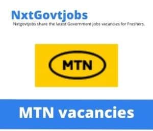 MTN Governance and Measurement Consultant Vacancies in Johannesburg – Deadline 25 Nov 2023