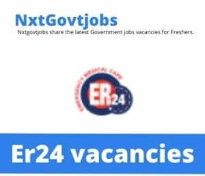Er24 Operational Ambulance Emergency Assistant Vacancies in Johannesburg – Deadline 28 Apr 2023