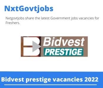 Bidvest Prestige Training Officer Vacancies in Pretoria – Deadline 20 May 2023