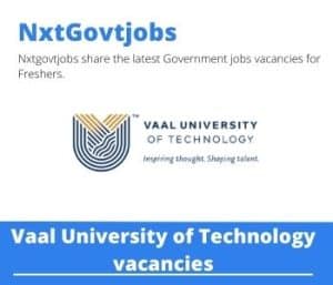 VUT Associate Professor Vacancies in Vanderbijlpark – Deadline 05 May 2023