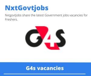G4s Atm Manager Vacancies in Centurion – Deadline 24 May 2023