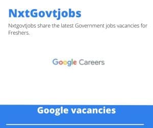 Google Project Manager Vacancies in Gauteng 2023