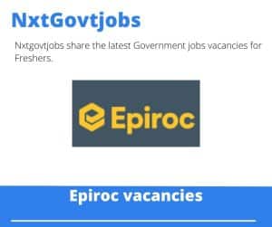 Epiroc User Support Manager Vacancies in Johannesburg – Deadline 11 Sep 2023