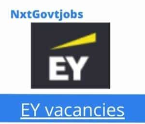 EY FS Banking Manager Vacancies in Johannesburg – Deadline 31 May 2023
