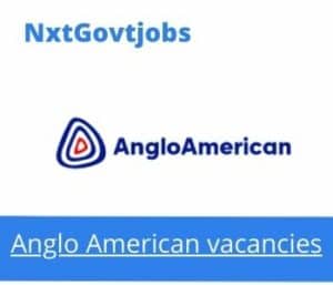 Anglo American Tax Specialist Vacancies in Johannesburg – Deadline 15 June 2023