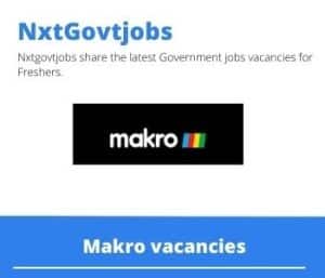 Makro Cashier Vacancies in Gauteng 2023