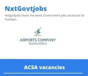 ACSA Forensics Investigator Vacancies in Johannesburg – Deadline 20 Jun 2023
