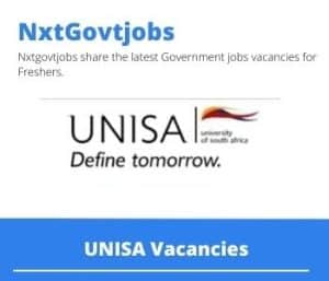 UNISA Teaching Assistant Vacancies in Pretoria – Deadline 26 May 2023