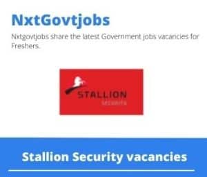 Stallion Security Operations Manager Vacancies in Johannesburg – Deadline 20 May 2023
