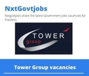 Tower Group Stock Controller Vacancies in Boksburg – Deadline 05 May 2023