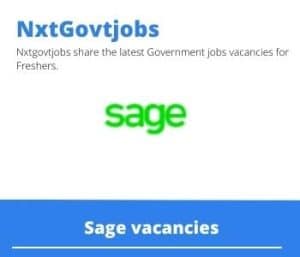 Sage Services Sales Advisor Vacancies in Johannesburg – Deadline 06 Oct 2023