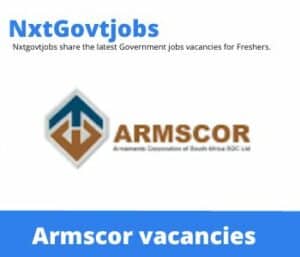 Armscor Quality Manager Vacancies in Pretoria – Deadline 26 Jun 2023