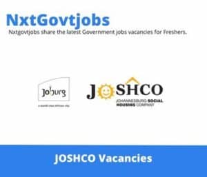 JOSHCO Human Resource Officer Vacancies in Johannesburg – Deadline 30 May 2023