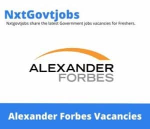 Alexander Forbes Fund Analyst Vacancies in Sandton – Deadline 01 Sep 2023