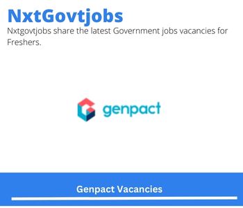Genpact Financial Accounting Vacancies in Isando – Deadline 20 May 2023