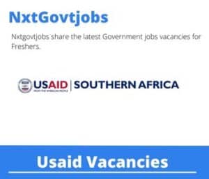 Usaid Health Program Specialist Vacancies in Tshwane – Deadline 11 Sep 2023
