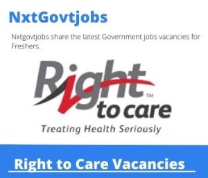 Right to Care GIS Data Officer Vacancies in Centurion – Deadline 20 Dec 2023