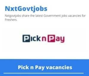 Pick n Pay Operations Manager Vacancies in Johannesburg – Deadline 06 Jun 2023